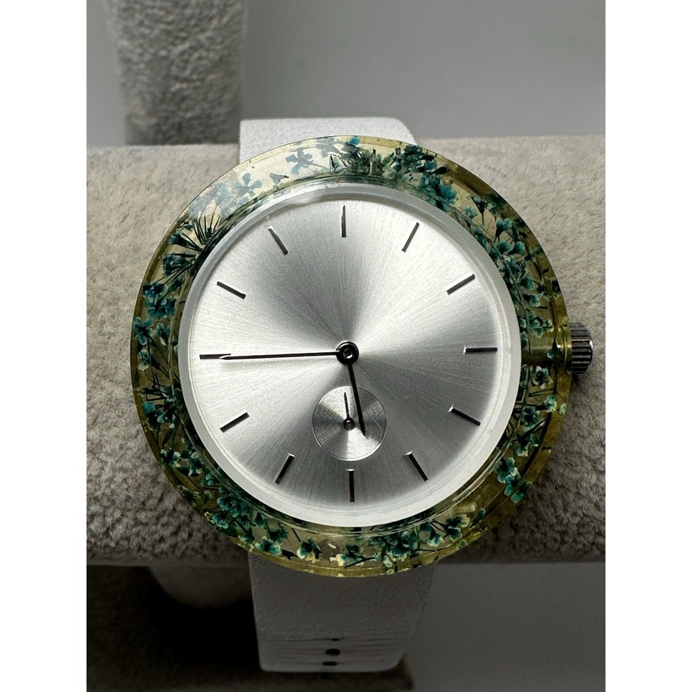 Analog Watch Co The Botanist Collection New Battery 40MM 7.75" Leather Band S3